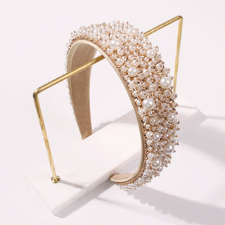 Full Of Diamonds Braided Crystal Headband - Hstrends