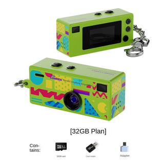 G6 Mini Thumb Small Action Camera with 32gb memory card, reader and c type adapter. - Hstrends
