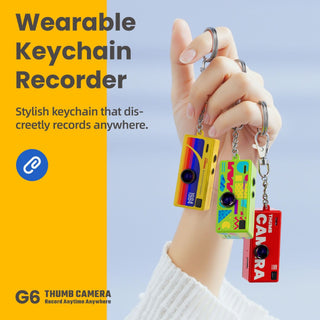 G6 Mini Thumb Small Action Camera with 32gb memory card, reader and c type adapter. - Hstrends