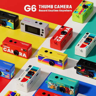 G6 Mini Thumb Small Action Camera with 32gb memory card, reader and c type adapter. - Hstrends