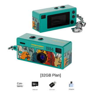 G6 Mini Thumb Small Action Camera with 32gb memory card, reader and c type adapter. - Hstrends