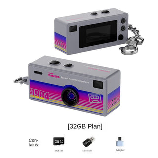 G6 Mini Thumb Small Action Camera with 32gb memory card, reader and c type adapter. - Hstrends
