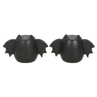 Gothic Bat Wing Halloween Salt and Pepper Shakers - Hstrends