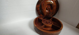 Hand crafted sasswood salad / dry fruit serving tray - Hstrends