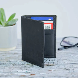 Handmade Buffalo Leather Credit Card Holder Brown - Hstrends