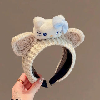 Handmade Cute Hello Kitty Knit Hair Headband - Hstrends