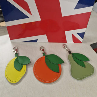 Handmade Leather Fruity Bag Charm – Lemon - Hstrends