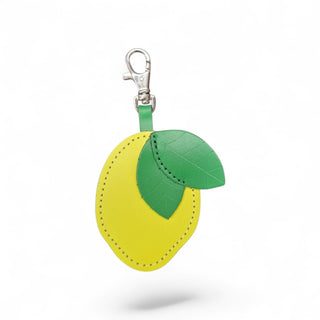 Handmade Leather Fruity Bag Charm – Lemon - Hstrends
