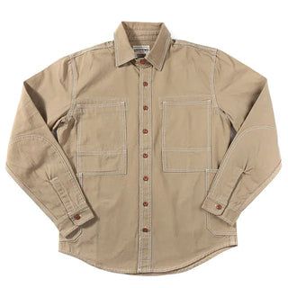 Heavy Denim Vintage Work Shirt for Men - Hstrends