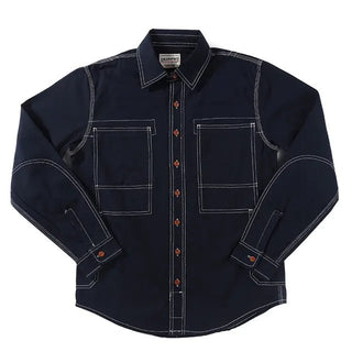 Heavy Denim Vintage Work Shirt for Men - Hstrends