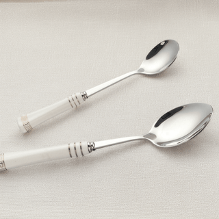Heritage Gold 24-Piece Cutlery Set – White - Hstrends