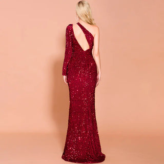 Women's Sequin Evening Gown Long Dress
