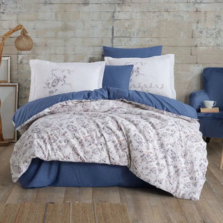 Hobby Calvina Blue - Ranforce Double Duvet Cover Set - Hstrends