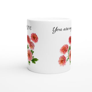 Hstrends 11oz Floral  MOM you are my heaven Ceramic Mug.