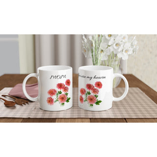 Hstrends 11oz Floral  MOM you are my heaven Ceramic Mug.