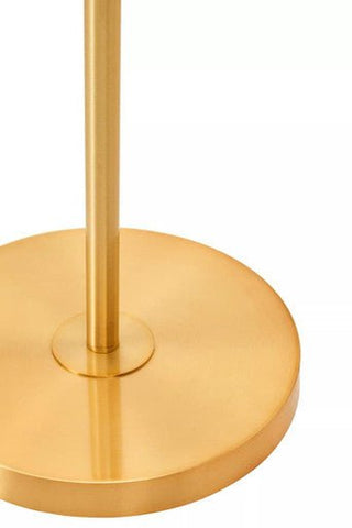 Hutchinson Clear Crystal Floor Lamp with Gold Metal - Hstrends