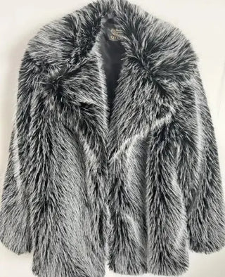 Seasonal Chic Mid-Length fur Coat