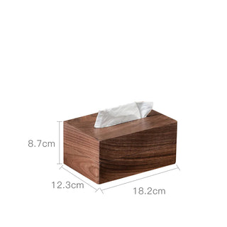 Elegant walnut Wooden Desk Organizer