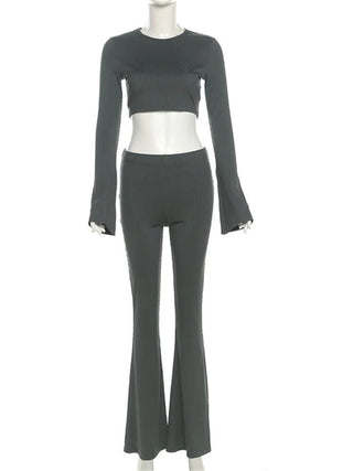 InGrily Sporty 2 Body - Shaping Leggings Matching Streetwear 2 Piece Set - Hstrends