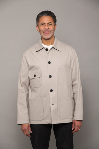 James Four Pocket Jacket - Showerproof Putty - Hstrends