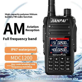 JIANPAI Interphone Waterproof Aviation Full Band - Hstrends