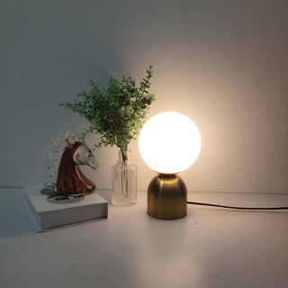 Modern Home Nordic Glass Ball Brass Table Lamps - Hstrends