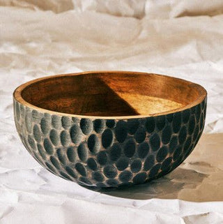 Kara Large Mango Wood Bowl - Hstrends