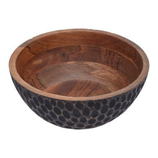 Kara Small Mango Wood Bowl - Hstrends