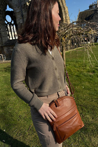 Kimberley Leather Crossbody Bag - Handmade by Saddler - Hstrends