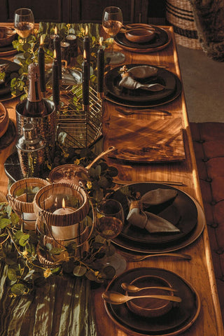 Kora Acacia Square Serving Platter - Hstrends