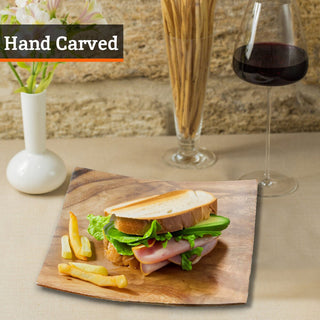Kora Acacia Square Serving Platter - Hstrends