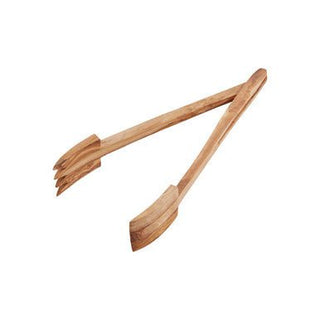 Kora Olive Wood Serving Tongs - Hstrends