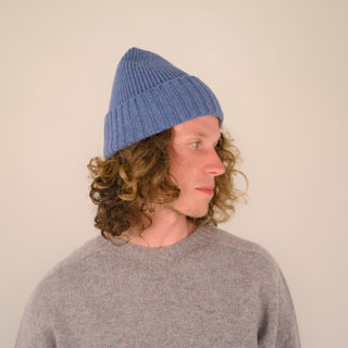 Lambswool - Furrow Hat - Blue Lovat - Hstrends
