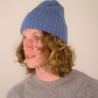 Lambswool - Furrow Hat - Blue Lovat - Hstrends
