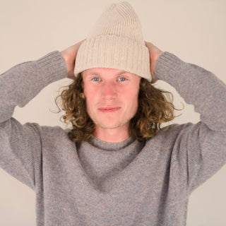 Lambswool - Furrow Hat - Linen - Hstrends