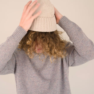 Lambswool - Furrow Hat - Linen - Hstrends