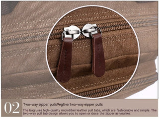 Large Capacity Canvas Washing Bag for Men and Women - Hstrends