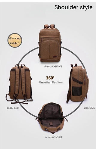 Large Capacity Canvas Washing Bag for Men and Women - Hstrends