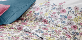 Laura Ashley Gilly Multi Pink floral duvet cover set - Hstrends