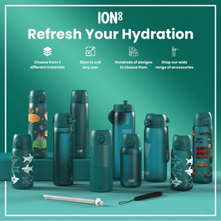 Leak Proof Slim Water Bottle, Recyclon, Camouflage, 500ml (18oz) - Hstrends