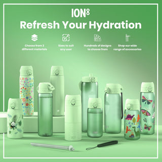 Leak Proof Slim Water Bottle, Recyclon, Wild Butterfly, 500ml (18oz) - Hstrends