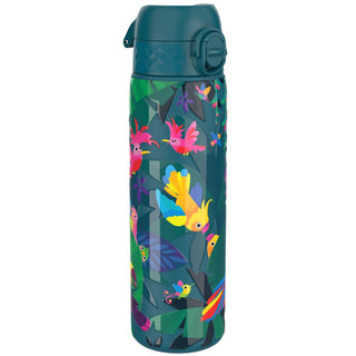Leak Proof Slim Water Bottle, Stainless Steel, Exotic Birds, 600ml (20oz) - Hstrends