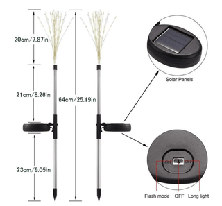 LED Solar Firework Garden Light for Christmas Decor (One Piece) - Hstrends