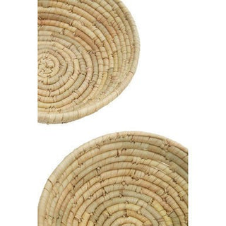 Lidi Set Of Three Palm Leaf Baskets - Hstrends
