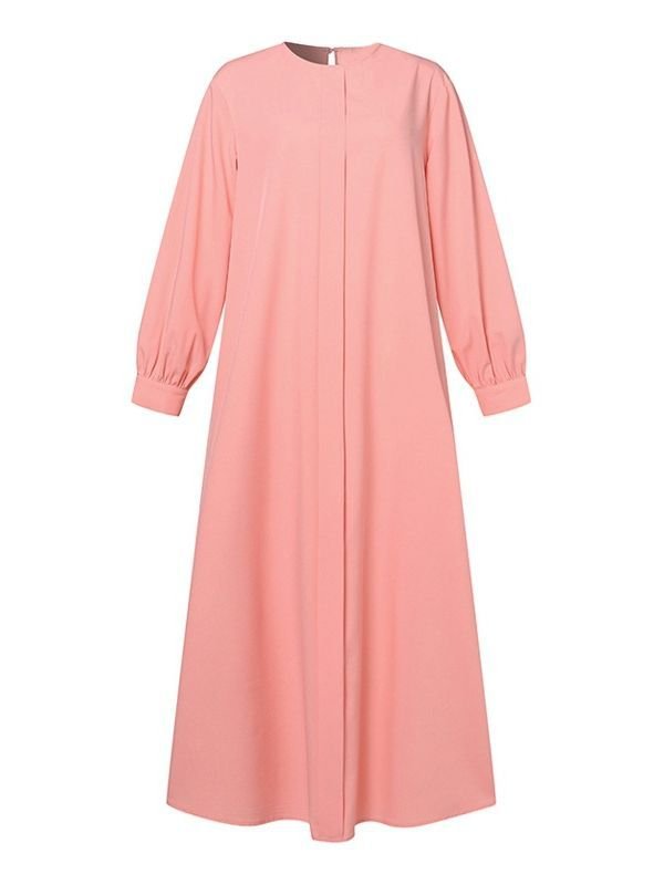 Long Sleeve Solid Robe Casual Loose Maxi Dress | Hstrends Long Sleeve Solid Robe Casual Loose Maxi Dress | Hstrends
