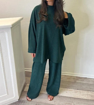 Long Sleeve Top and Pants Set (One Set) - Hstrends