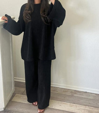 Long Sleeve Top and Pants Set (One Set) - Hstrends