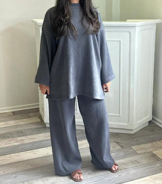 Long Sleeve Top and Pants Set (One Set) - Hstrends