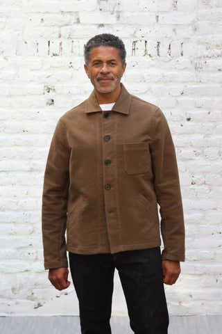 Marchant Jacket - Camel Moleskin - Hstrends