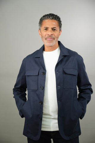 Mark Shacket - Navy Cotton - Hstrends